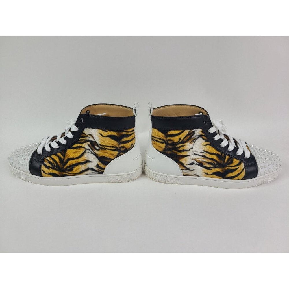 CHRISTIAN LOUBOUTIN Lou Spikes BENGAL Trainers Sneakers - 44 / 11 - Picture 4 of 11